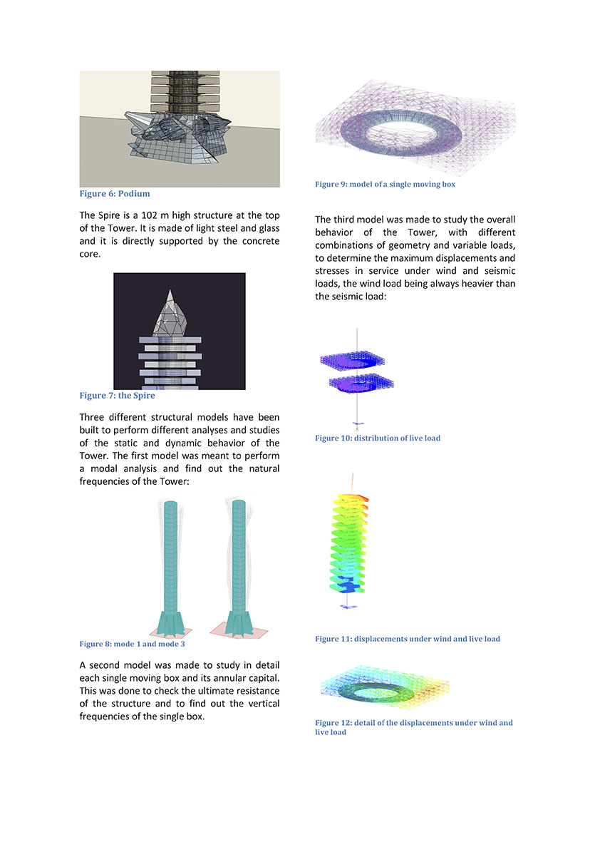 Mustica Tower, elaborato concetto strutturale., 2014 →