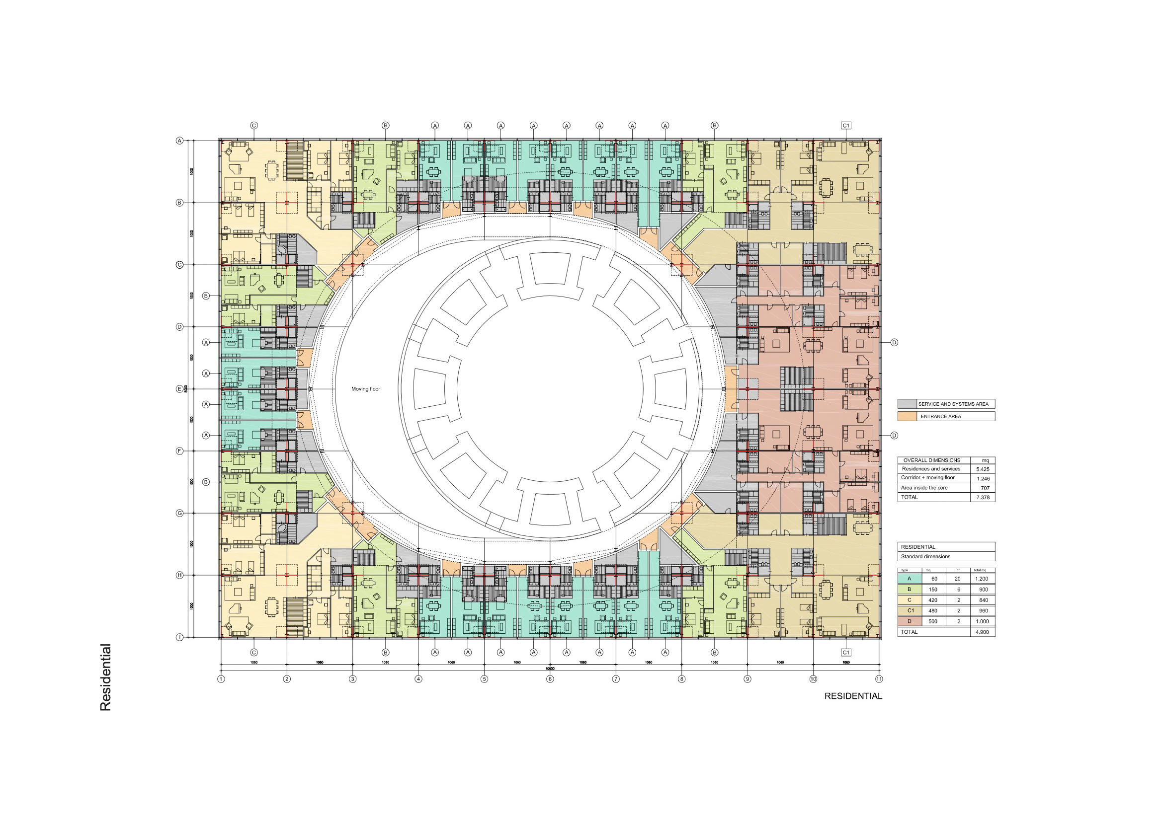 Mustica Tower, elaborato progetto., 2014 →